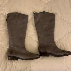 San Edelman Gray Riding boots